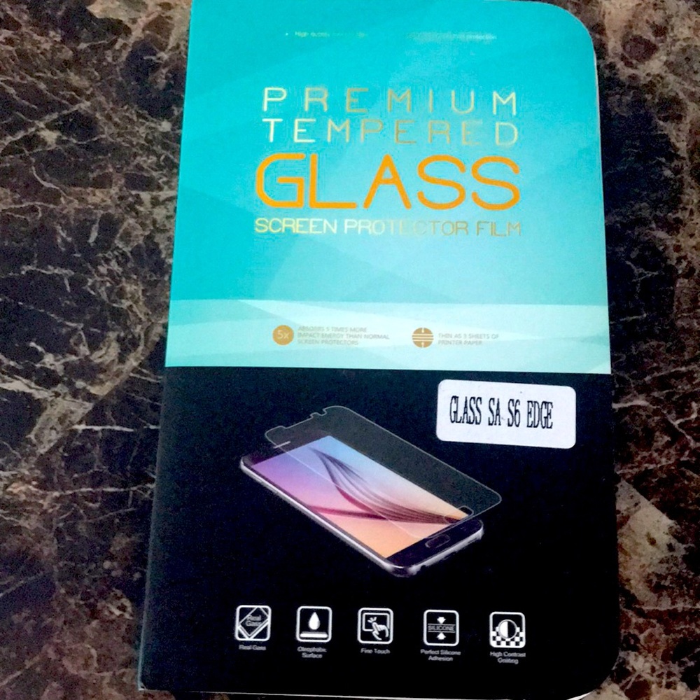 1–PREMIUM TEMPERED GLASS SCREEN PROTECTOR FILM GLASS SA S6 EDGE / GLASS 0.33 2D
